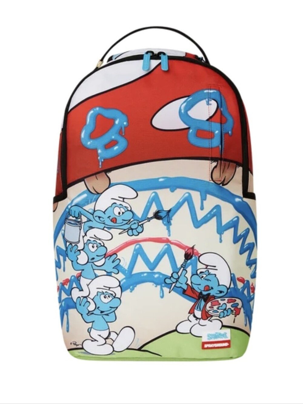 Sprayground Smurfs Art Party Backpack